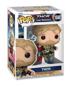 Boîte vitrine officielle Thor Love and Thunder de la Funko Pop Thor #1040 Marvel