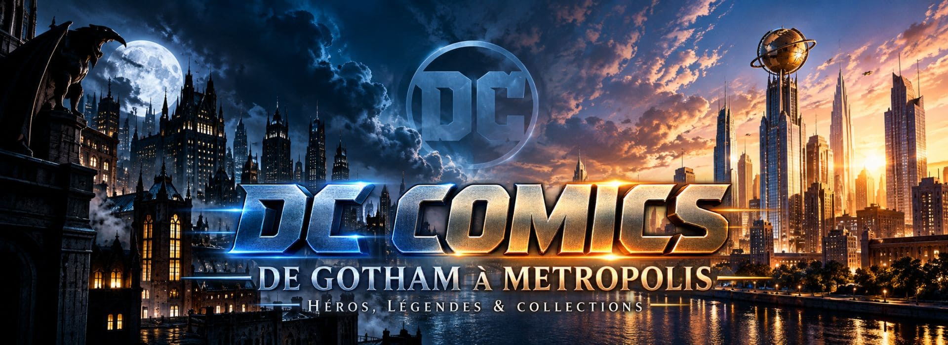Univers DC Comics de Gotham City à Metropolis