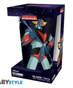 Verre Goldorak Actarus 400 ml dans sa boîte cartonnée ouverte officielle ABYstyle